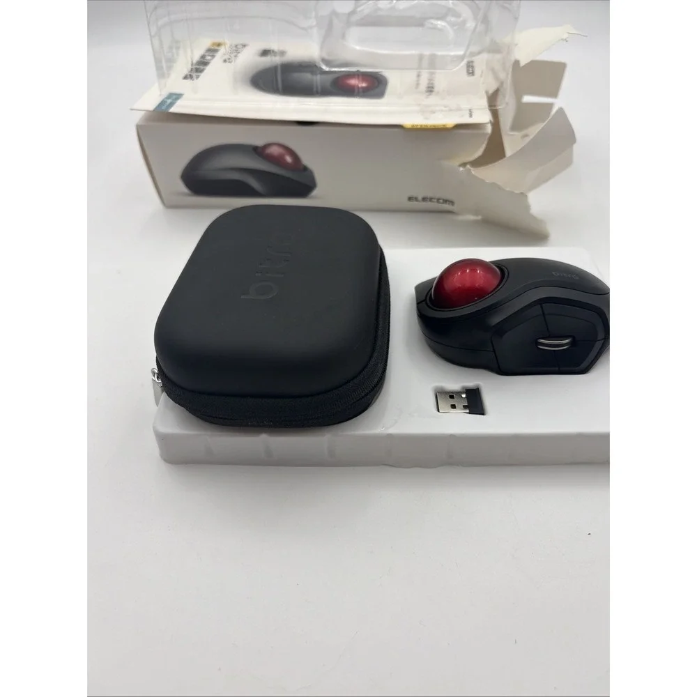 ELECOM Wireless Trackball Mouse M-MT2DRSBK S size 5-Button JP